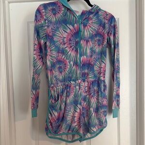More Than Magic Tie-Dye Hooded Pajama Coverup